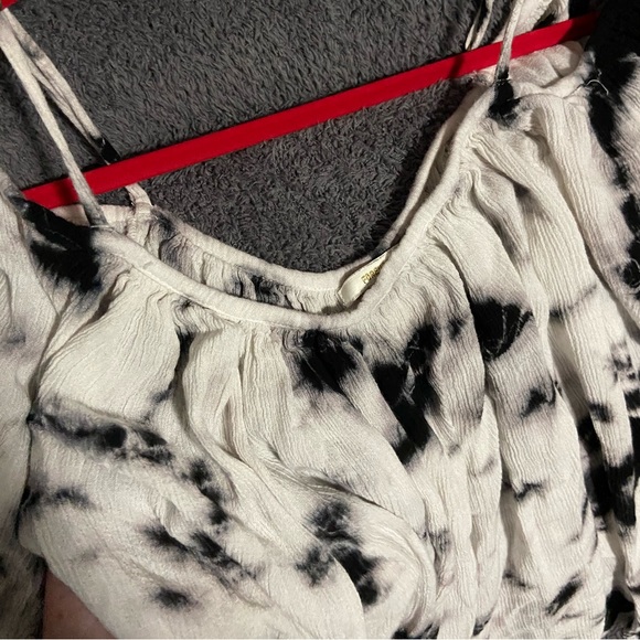 Forever 21 Tie Dye Cold Shoulder Flowy Top - Picture 2 of 2